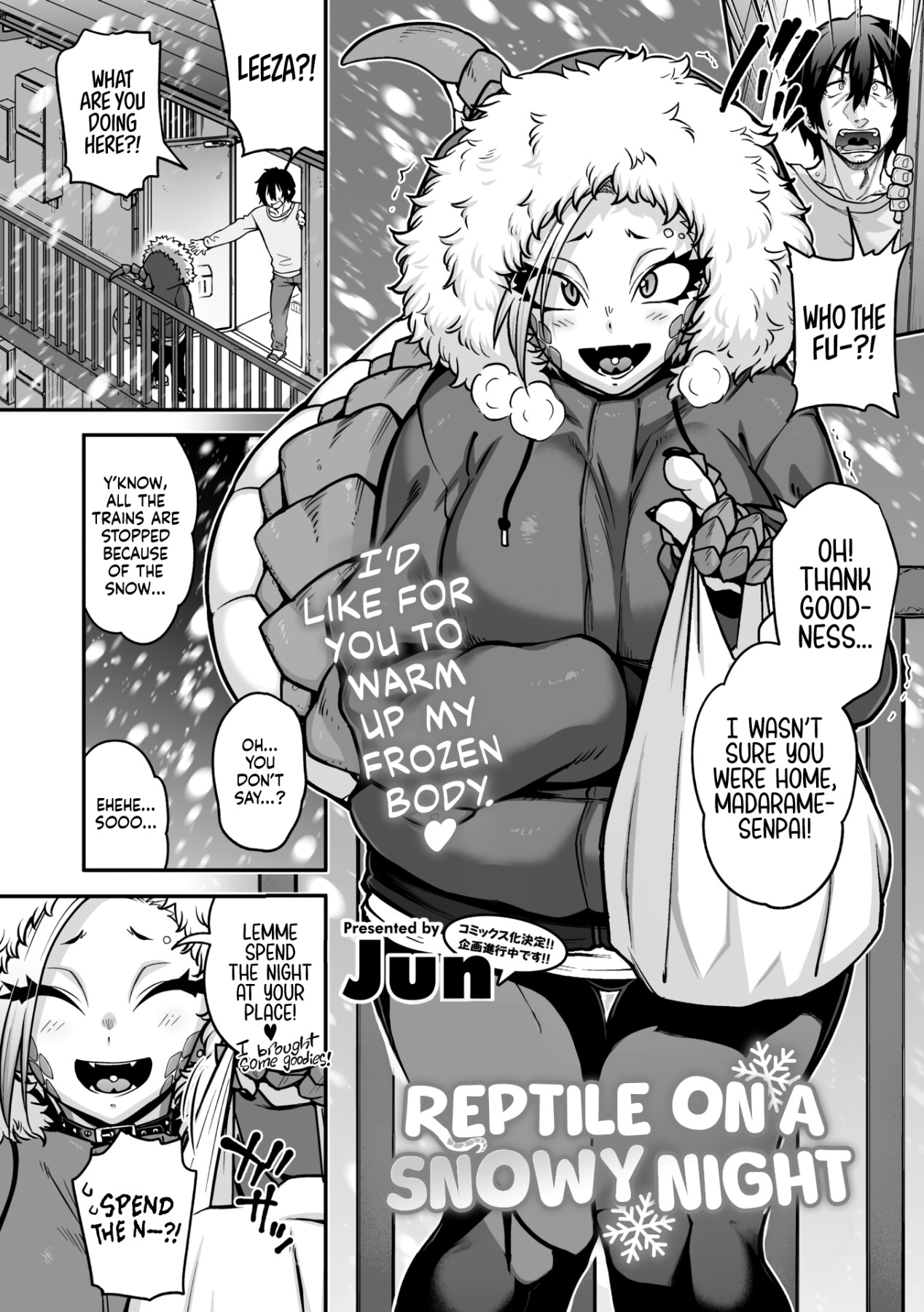 Hentai Manga Comic-Reptile on a Snowy Night-Read-2